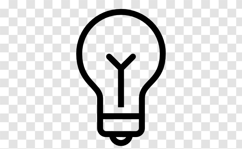 Incandescent Light Bulb Idea - IDEA Transparent PNG