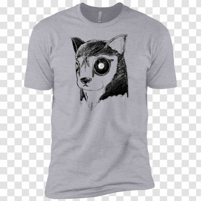 T-shirt Hoodie Jersey Clothing - T Shirt - Husky Dog Transparent PNG