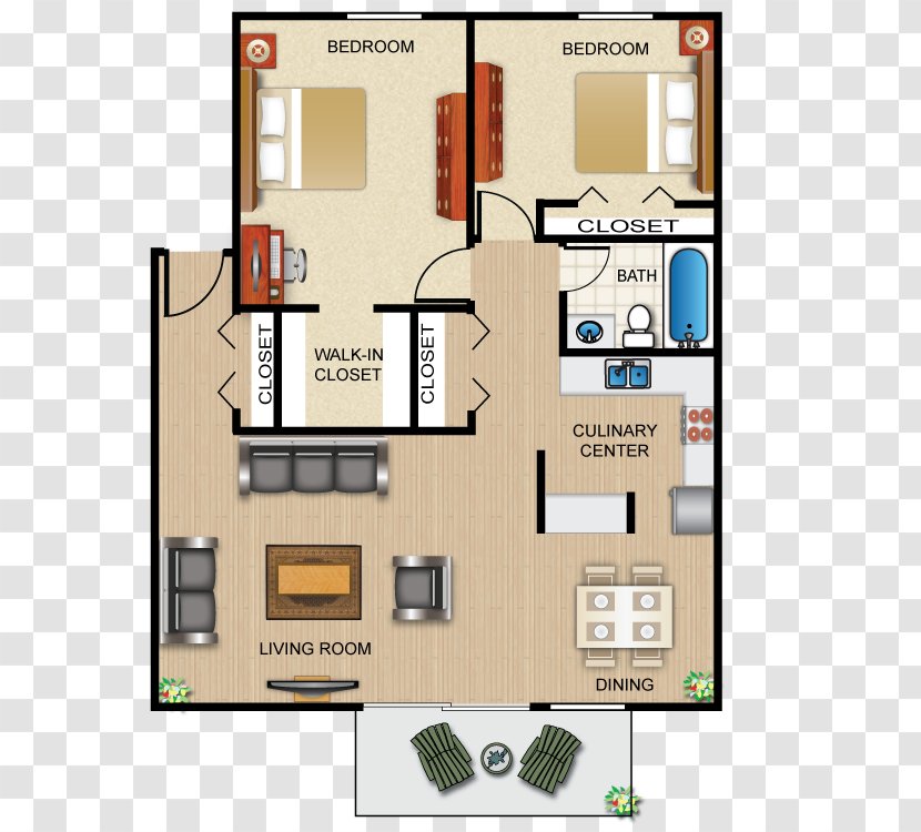 Lansing West Apartments Ithaca Floor Plan Apts - Real Estate Balcony Transparent PNG