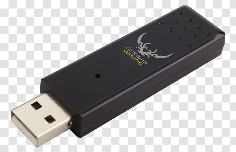 USB Flash Drives Memory Computer Data Storage 3.0 - Corsair Wireless Headset Yellow Transparent PNG