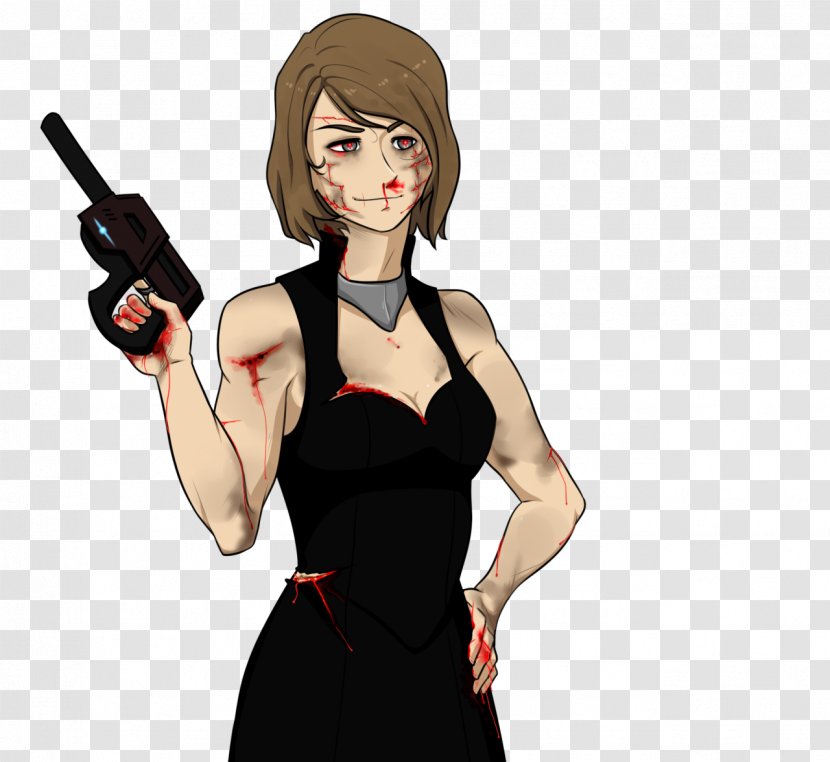 Finger Cartoon Character - Hand - Commander Shepard Transparent PNG