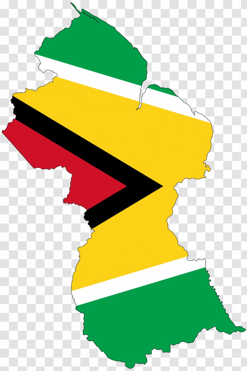 Flag Of Guyana Map Globe - National - Uncharted Transparent PNG
