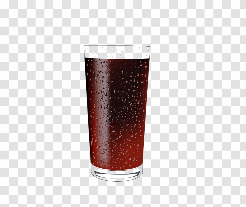 Coca-Cola Drink Pint Glass - Transparent Cup Vector Free Download Transparent PNG