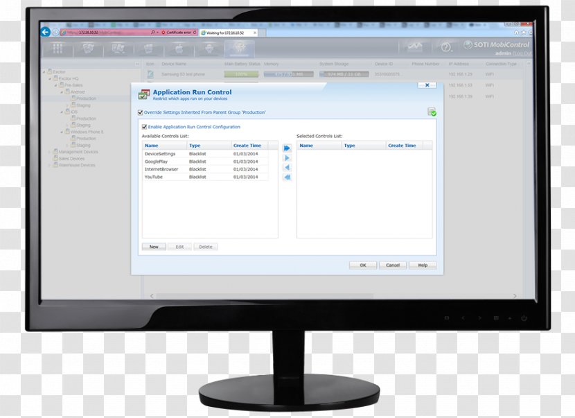 Computer Monitors Mobile Device Management Help Desk Handheld Devices - Display - Soliton Transparent PNG