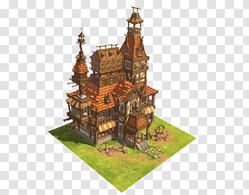 Concept Art Building Work Of - Painting - 3D Castle Transparent PNG