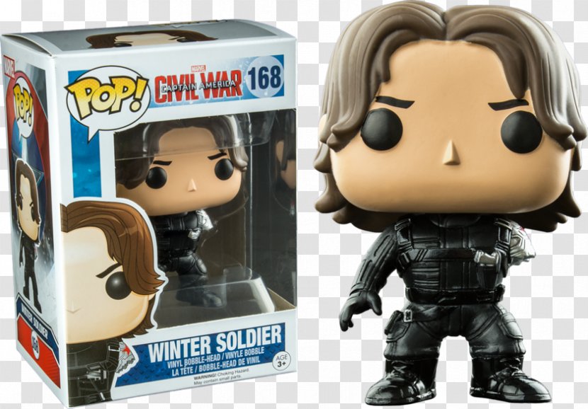 Bucky Barnes Captain America Iron Man Funko Designer Toy - Film Transparent PNG