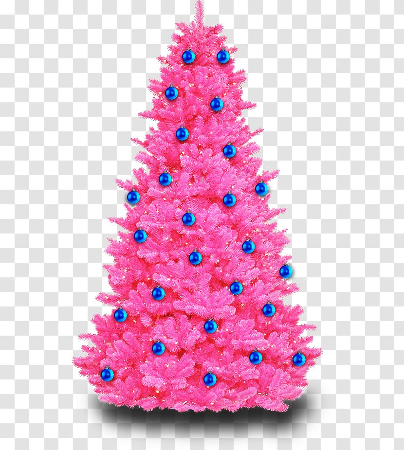 Christmas Tree - Decoration - Pink Plant Transparent PNG