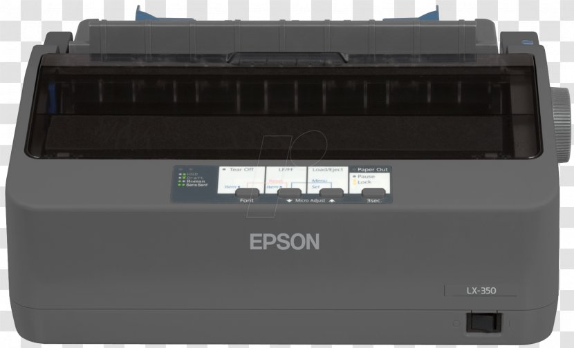 Dot Matrix Printing Printer Epson Hewlett-Packard - Computer Transparent PNG