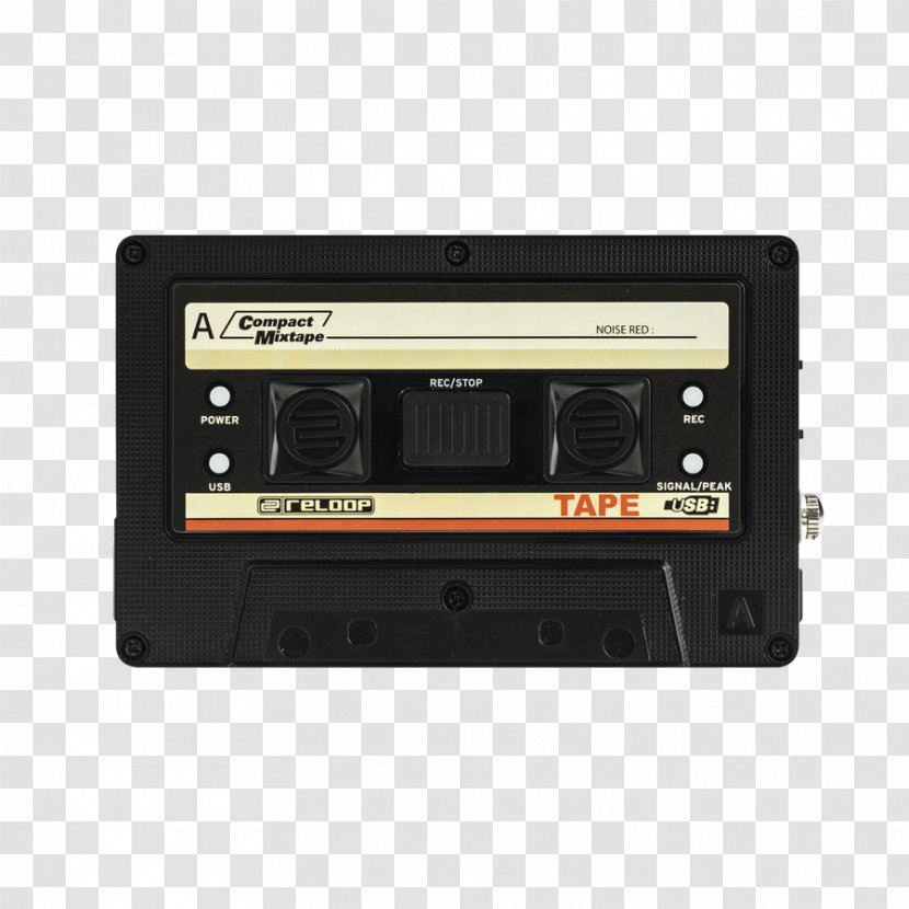 Compact Cassette Audio Disc Jockey Tape Recorder Mixtape Transparent PNG