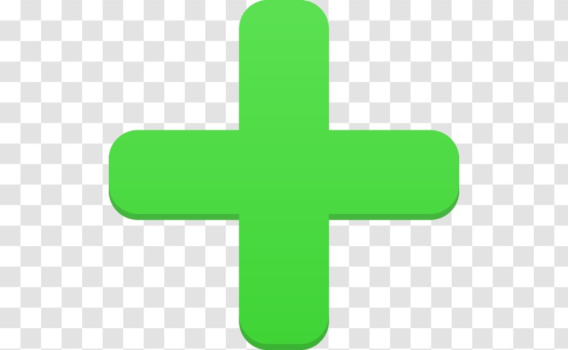 Symbol Grass Green Cross Font - Add Transparent PNG