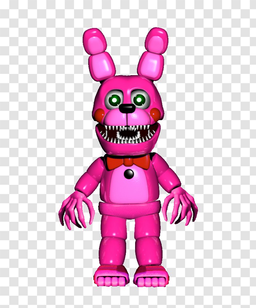 Five Nights At Freddy's: Sister Location Freddy's 3 2 4 Game - Pink - Bonnet Transparent PNG