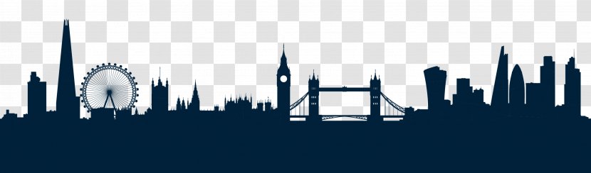 Skyline Silhouette City Of London Palace Westminster - House - Futuristic Building Transparent PNG