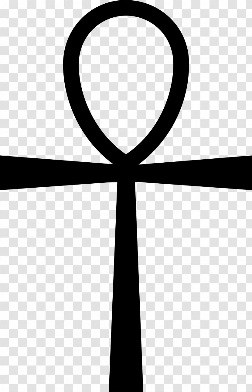 Ankh Symbol Atum Wikimedia Commons Egyptian - Black And White - Ra Transparent PNG