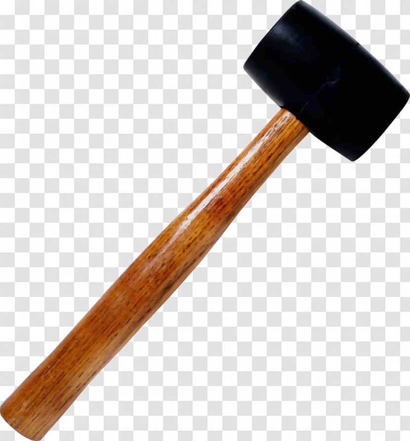 Tool Mallet Lump Hammer Stonemason's - Watercolor - Ballpeen Wood Transparent PNG