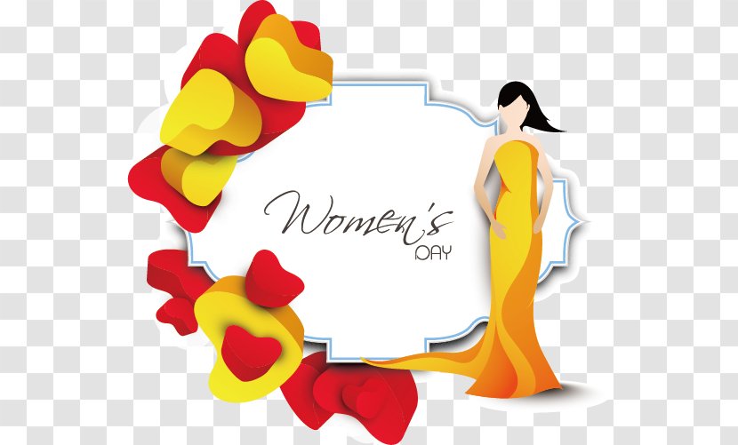 International Womens Day Happiness March 8 Wish Woman - Shutterstock - Women's Decorative Material Transparent PNG