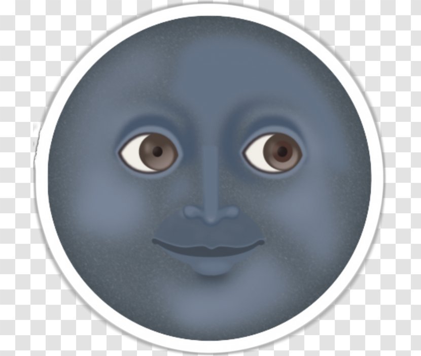 Black Moon Emoji Earth Full New - Eye Transparent PNG
