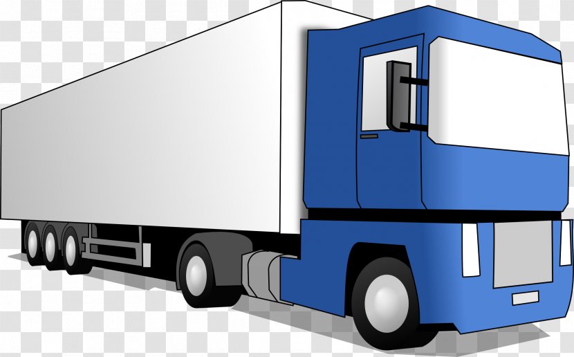 Pickup Truck Car Semi-trailer Clip Art - Vehicle - Trucks Transparent PNG