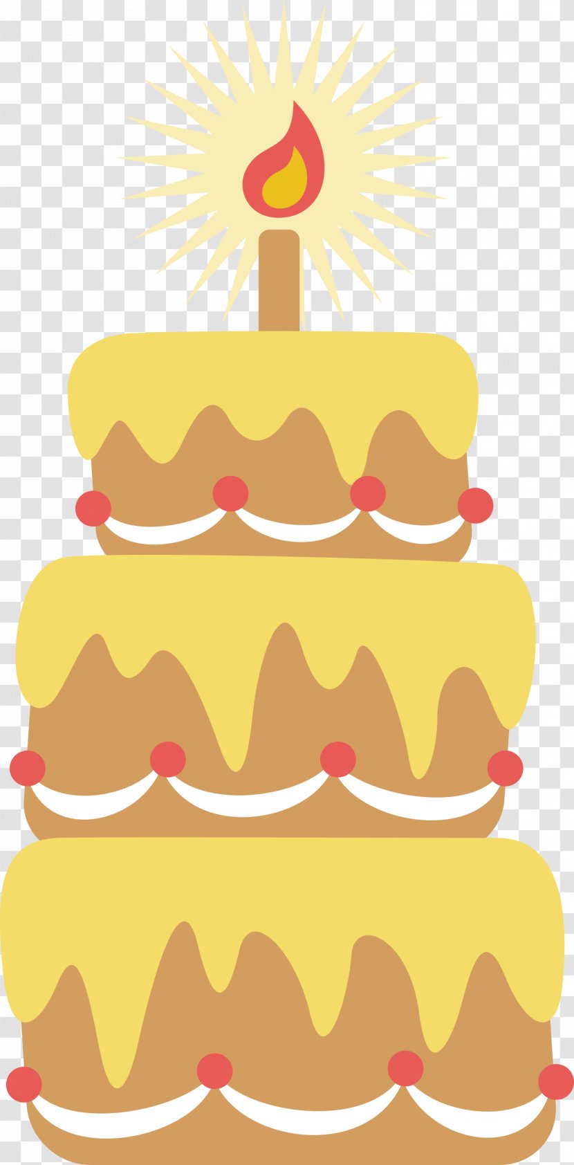 Wedding Cake Birthday Torte Chocolate Layer - Illustration - Vector Transparent PNG