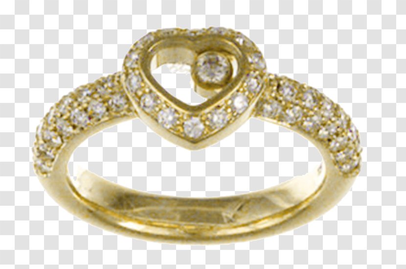Diamond Engagement Ring Wedding Colored Gold - Bangle - Heart Image Transparent PNG