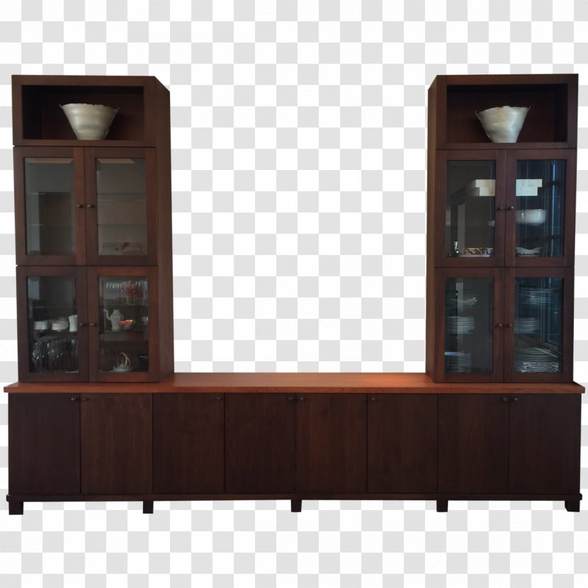 Furniture Shelf Bookcase Hardwood Angle - Buffet Transparent PNG