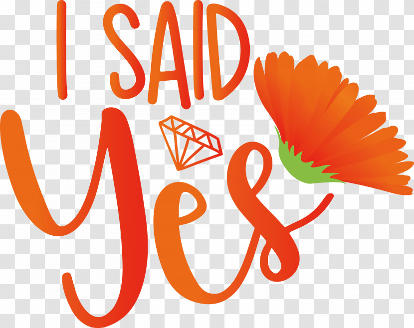 I Said Yes She Said Yes Wedding Transparent PNG