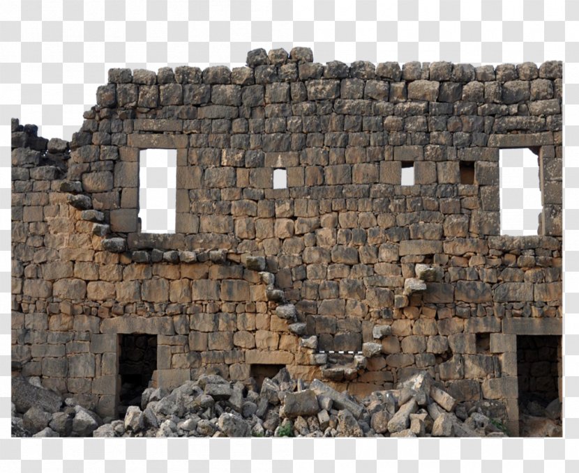 Stone Wall Building Brick - Archaeological Site Transparent PNG
