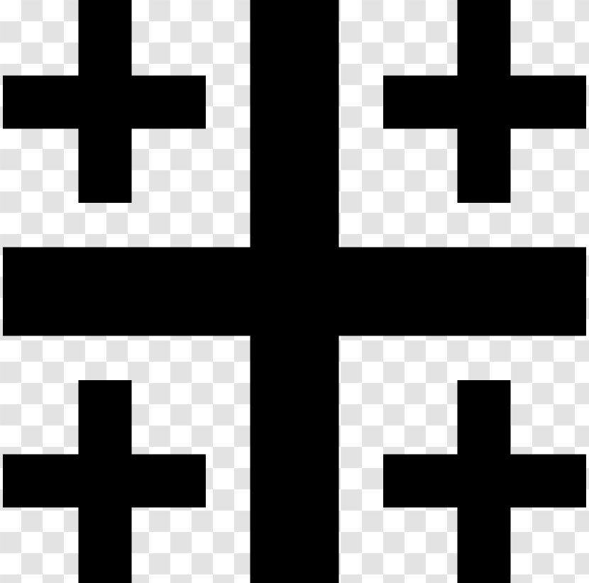 Kingdom Of Jerusalem Crusades Church The Holy Sepulchre Cross Christian - Text Transparent PNG