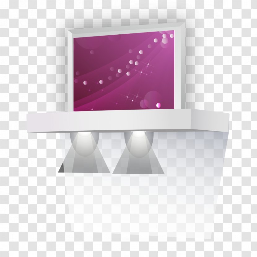 Table Television Furniture - Rectangle - TV Model On The Transparent PNG