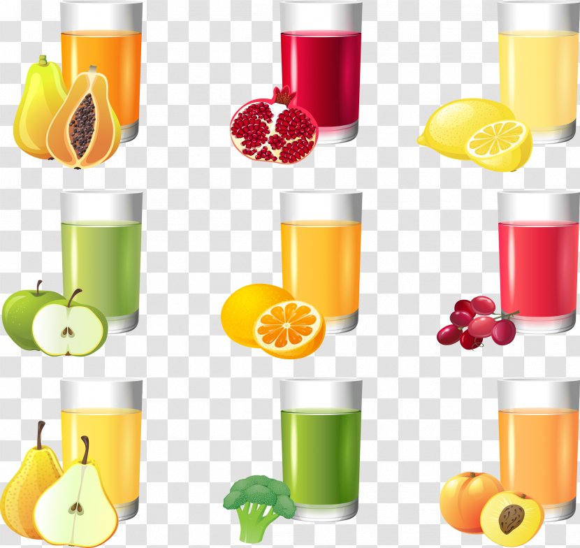 Orange Juice Apple Drink - Diet Food - Berries Transparent PNG