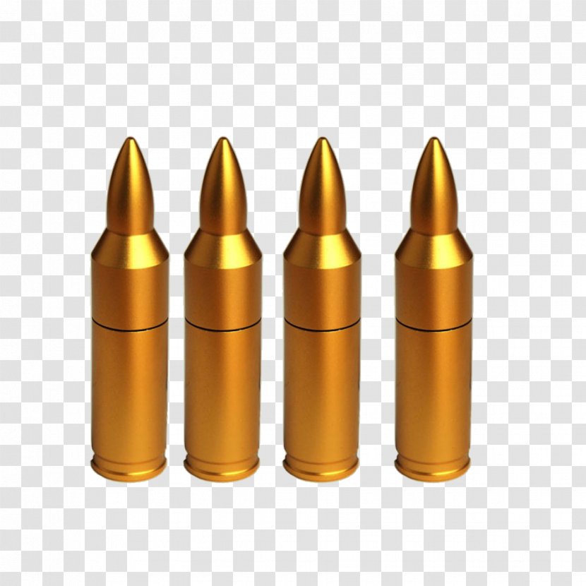 Bullet Download Computer File - Ammunition - Golden Bullets Transparent PNG