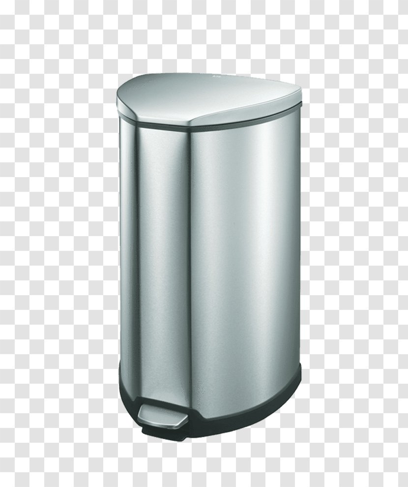 Rubbish Bins & Waste Paper Baskets Recycling Bin Stainless Steel Plastic - Cylinder - Kitchen Compost Transparent PNG