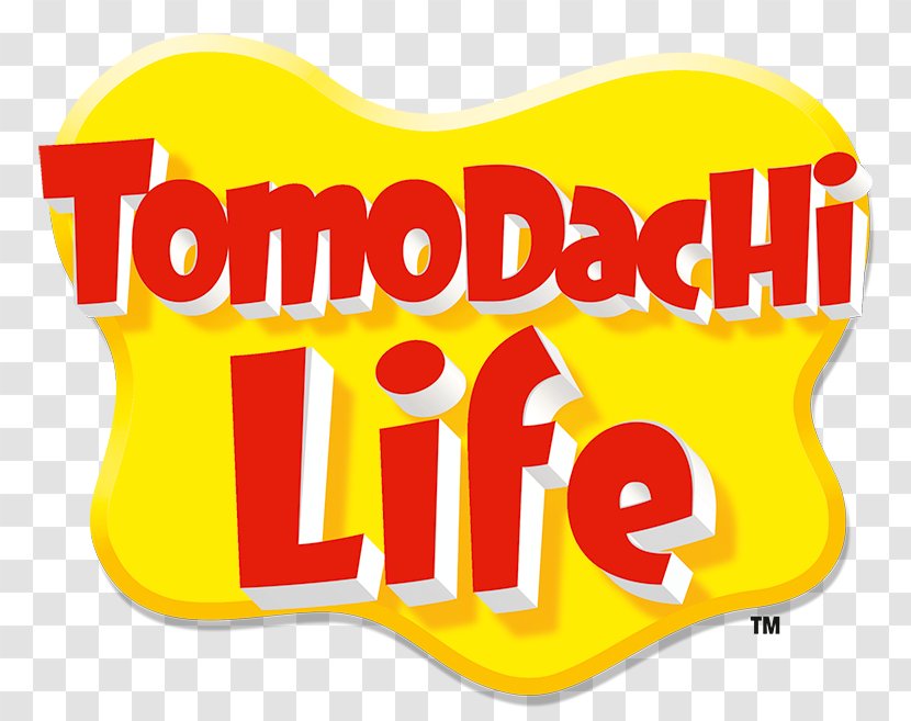 Tomodachi Life Nintendo 3DS Game Logo Transparent PNG
