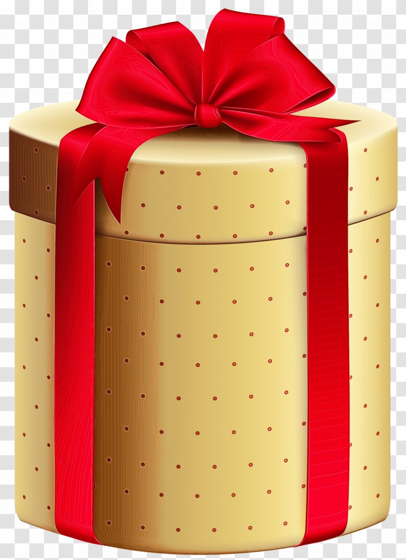 Gold Ribbon - Wrapping Paper Cylinder Transparent PNG