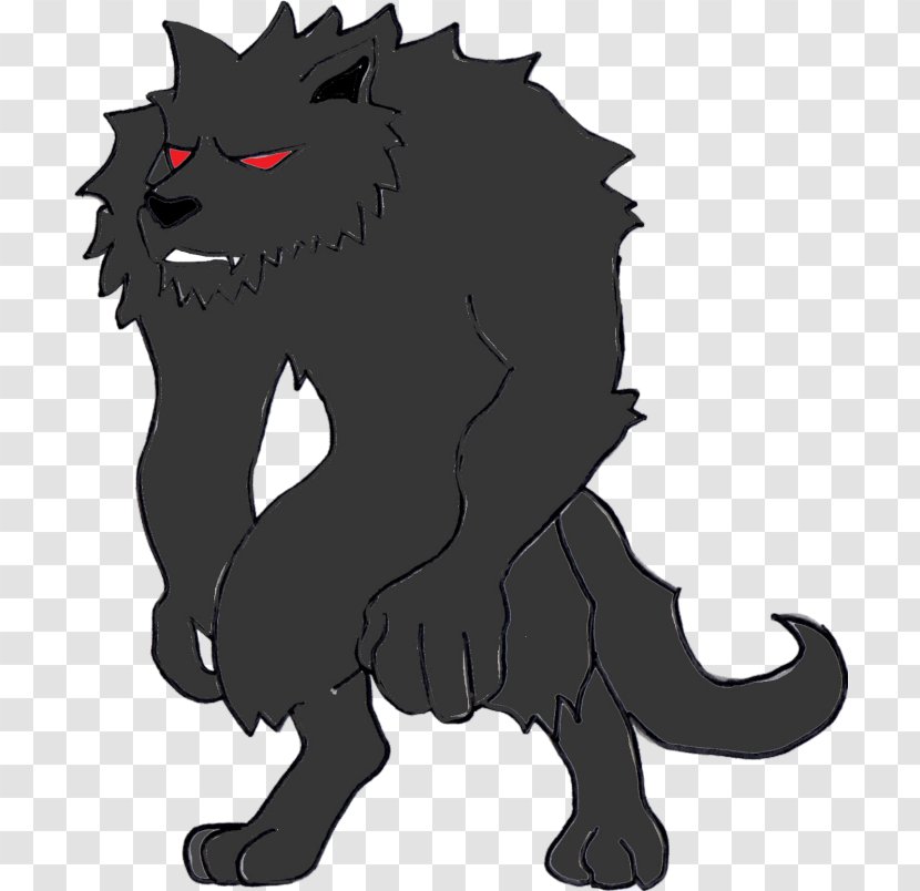 Werewolf Count Dracula Animation Whiskers - Black Transparent PNG
