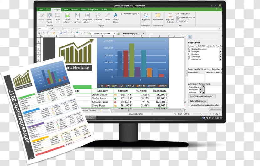 Spreadsheet SoftMaker Office PlanMaker FreeOffice - Software Engineering - Linux Transparent PNG