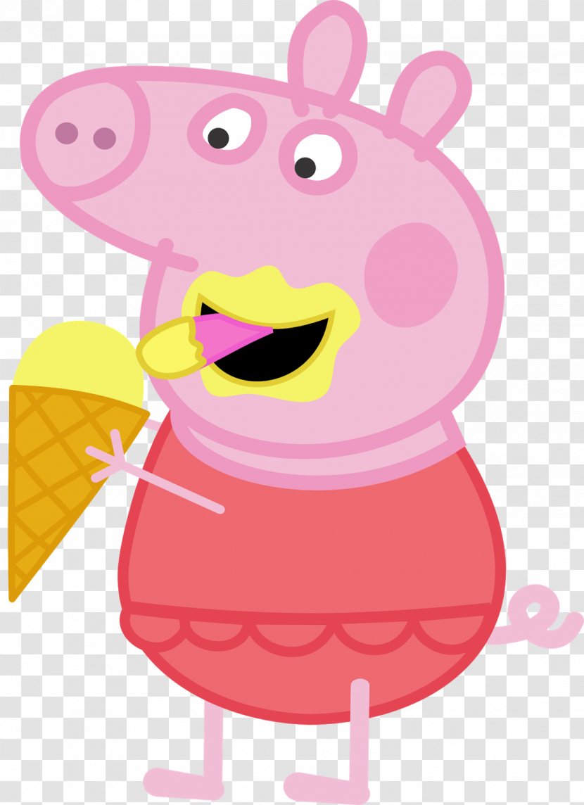 Daddy Pig Mummy George Clip Art - Heart - PEPPA PIG Transparent PNG