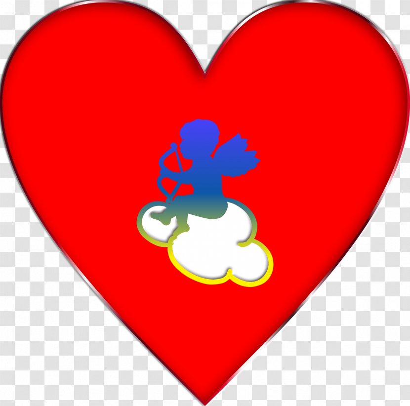 Heart Cupid Love Clip Art - Cartoon Transparent PNG