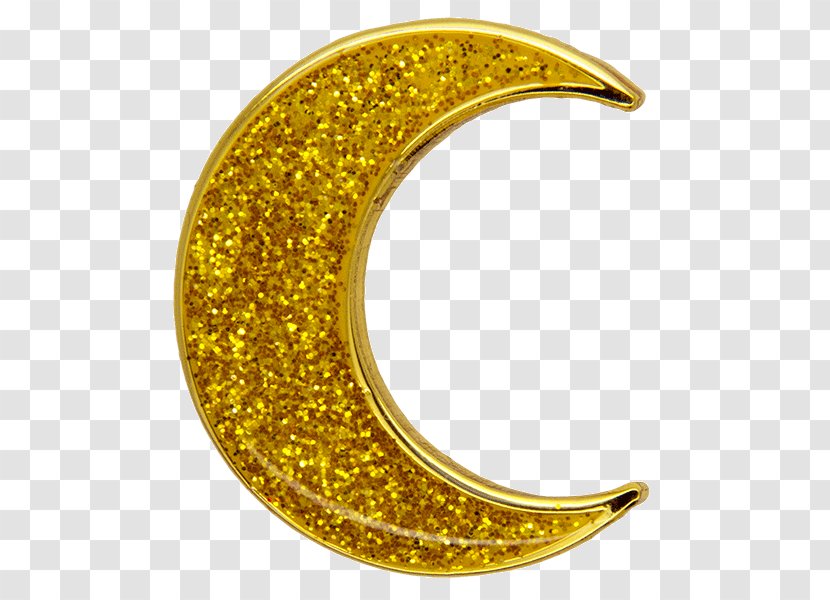 Crescent Moon Jewellery Glitter - Body - Ramadan Transparent PNG