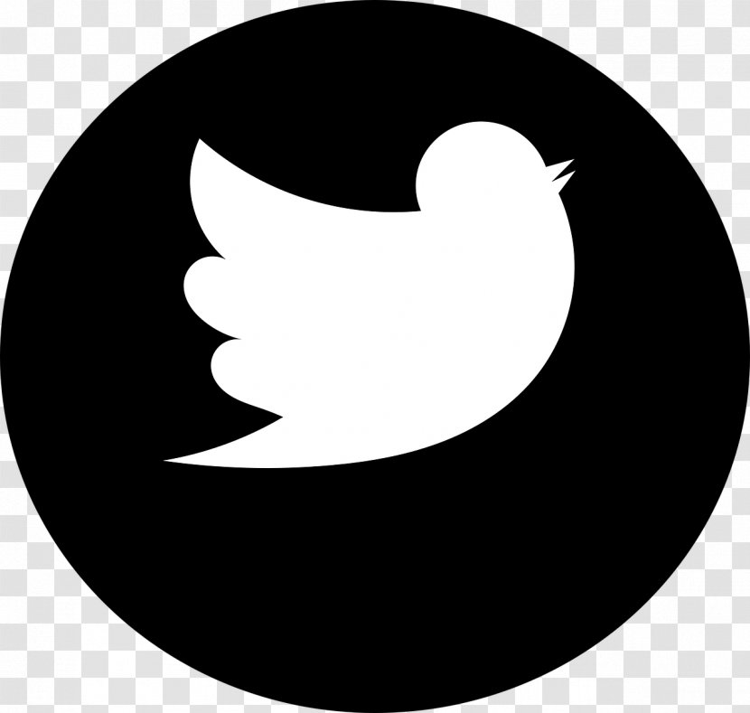 Twitter - Monochrome - Silhouette Transparent PNG