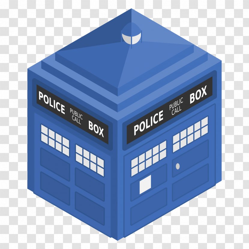 Geek Or Nerd TARDIS - Box Transparent PNG
