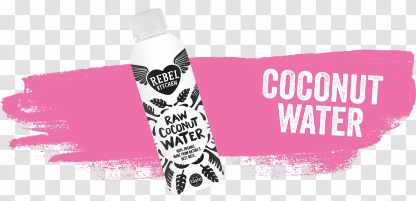 Coconut Water Organic Food Brand Font - Magenta Transparent PNG