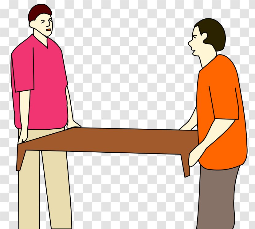Mover Table Relocation Clip Art - Conversation - Moving Furniture Cliparts Transparent PNG