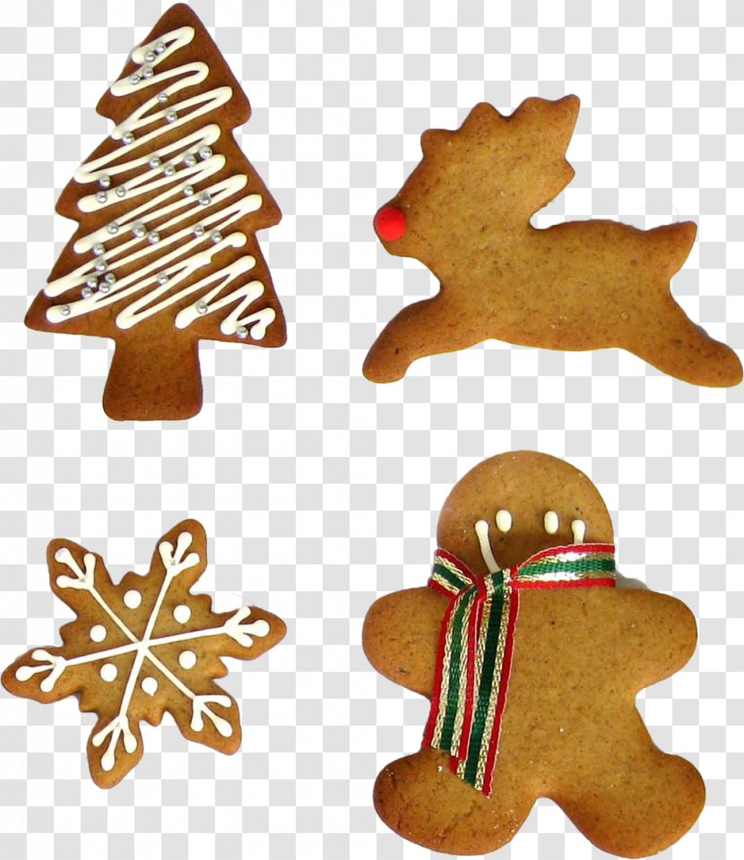 Biscuits Gingerbread Christmas Cookie - Snack Transparent PNG