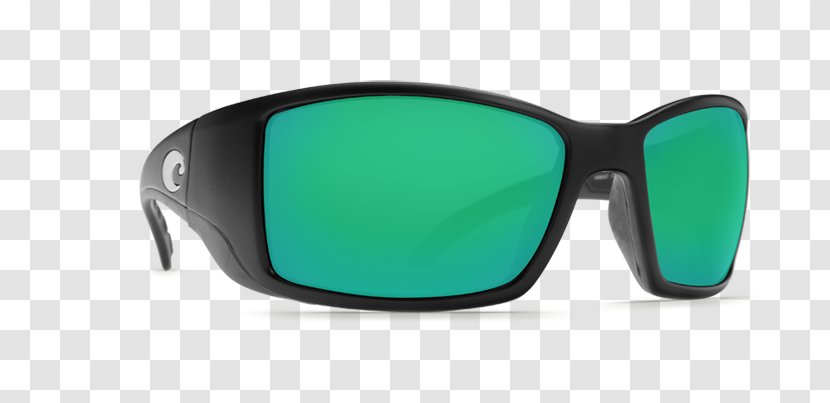Costa Del Mar Sunglasses Blackfin Polarized Light Mirror Transparent PNG