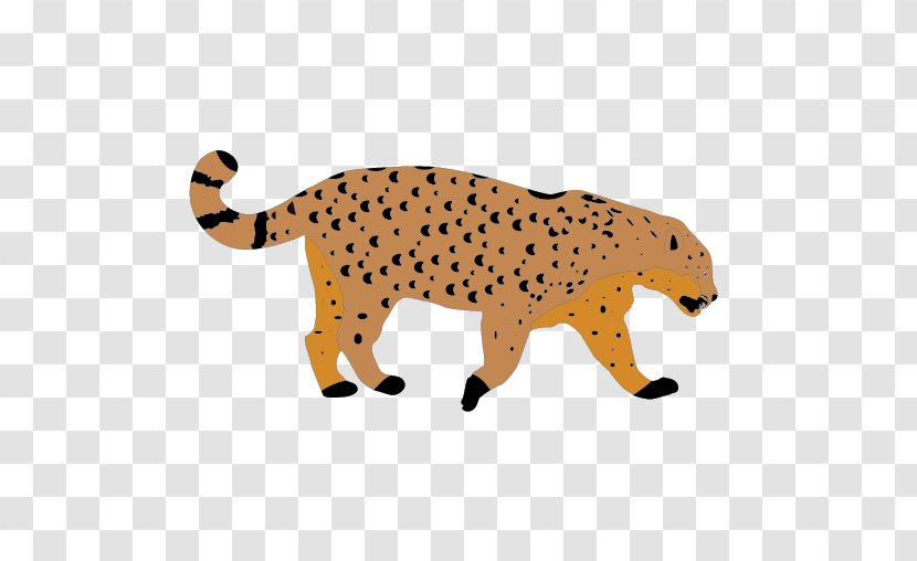 Cheetah Leopard Lion Tiger Pattern - Orange Sa Transparent PNG