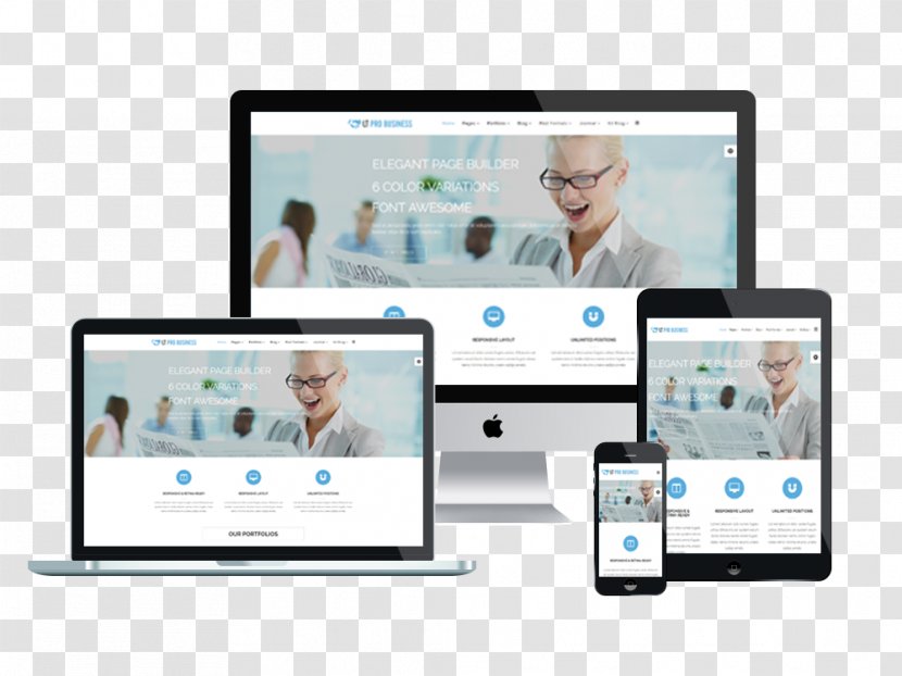 Responsive Web Design Template Employment Website Joomla - Technology - Exquisite Shading Transparent PNG