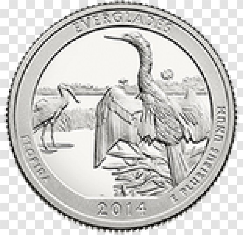United States Dollar Quarter Coin Transparent PNG