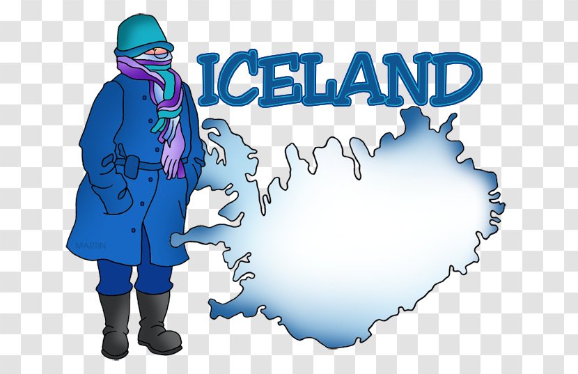 Clip Art Iceland Illustration Image - Fictional Character - Ice Cave Skaftafell Map Transparent PNG