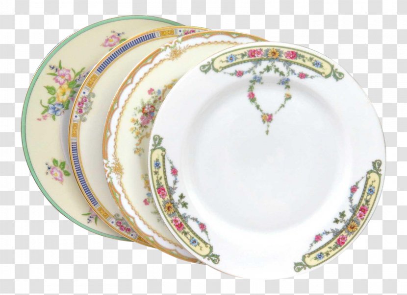 Plate Platter Saucer Porcelain Tableware Transparent PNG