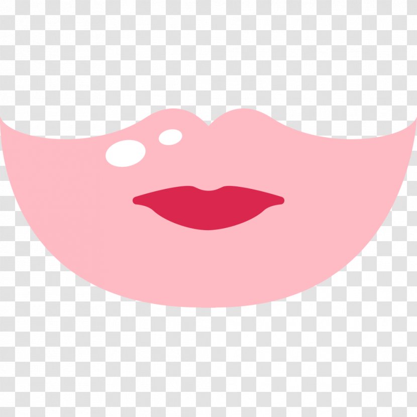 Text Lip Clip Art - Cartoon - Pink Lips Transparent PNG